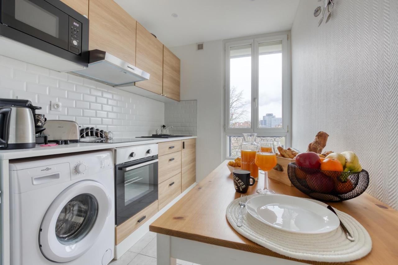 Metro 7 - Gare C - Parking Private- Easy Check-In Apartment Ivry-sur-Seine Luaran gambar